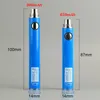 MOQ 20Pcs Authentiques UGO-V II 2 510 Fil Vape Pen Batteries UGO V3 Kits de batterie de préchauffage à tension variable EVOD VV eGo T Micro USB Passthrough Cartouche ecigs