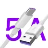 Hochwertiges 1M 5A Supercharge-Kabel für Huawei Samsung Moto LG USB-Kabel Typ C-Kabel USB 3.1 Typ-C-Schnellladekabel