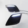 2PCS Für XC60 2011 2012 2013 Tagfahrlicht Tageslicht Auto LED DRL Nebel kopf Lampe abdeckung car-styling6592257