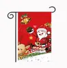 Weihnachten Garten Flaggen 30*45 cm Outdoor Hängenden Garten Banner Frohes Neues Jahr Weihnachten Banner Home Party Dekorationen DA918