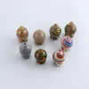 26mm OD US Colorful Stripe Glass Smoking Bubble Carb Caps Suit For Beveled Edge Quartz Banger Dab Rigs Water Bongs