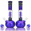 18,8 mm mini cachimbo de água de água de vidro lomilhas de fumaça bongs recicller máscara de gás bong bong linkah tubos w