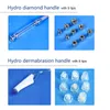 H2O2 Syre Bubble Diamond Microdermabrasion Machine Aqua Facial Peel Deep Cleaning RF Bio Lyftmaskiner Vibration Ultrasonic Scrubber