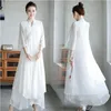 Lato Retro Ethnic Party Dress Oriental Eleganckie szaty damskie Hanfu Tang Suit Style Oriental Sukienki Odzież