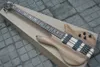 5 strängar Bass Natural One Piece Body Bass Active Pickups China Electric Bass Guitar