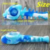 Fish bone glass water pipe hand for wholesale tobacco with Silicone Pipes herb