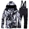 2020 Men Snowboard Clothing Trouser Ski Suit Skiing Jacket Pant Super Warm Outdoor Sport Wear Male Windproof Waterproof Winter1