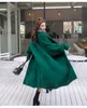 Kvinnorsullblandningar Teddy Bear Long Coat Ladies Vintage Faux Fur Cardigan Outwear Tjock varm mjuk solid lös mjuk höst 2020