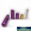 Bottiglie riutilizzabili per inalatore nasale in alluminio vuoto per oli essenziali per aromaterapia con stoppini in cotone di alta qualità2718914