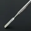 1Pc Stainless Steel makeup toner Spatula mixing stick For Blending different cream Nail Polish Durable Dual heads Bar