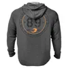 Men's Running Hoodies Long Sleeve Slim Fitness Tops Elastic Stretch Gym Bodybuilding Training Cotton Sweatshirt Sportswear