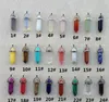 Bullet Shape Real Amethyst Natural Crystal Quartz Healing Point Chakra Bead Gemstone Opal stone Chain Necklaces Jewelry