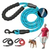 night lighting 8 Colors Dog Leash Reflective Durable Nylon Rope Pet Good Quality for Large & Small Dogs Cat Pets