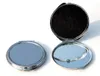 Nouveau miroir de poche Compact et fin en argent, miroir de maquillage rond en métal vierge, miroir cosmétique à faire soi-même, cadeau de mariage 9816953