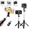 K05 Bluetooth Selfie Stick z uniwersalną kamerą na żywo Teleskopowy pilot zdalnego sterowania wysuwane statyw Składany Handheld Monopod Dla SamRT Telefon