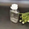 60ml Empty Hand Sanitizer Gel Bottle Hand Soap Liquid Bottle Clear Squeezed Pet Sub Travel Bottle JXW670