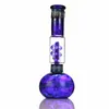 18,8 mm mini cachimbo de água de água de vidro lomilhas de fumaça bongs recicller máscara de gás bong bong linkah tubos w