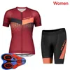 2021 Scott Team Frauen Radfahren Jersey Set Sommer Kurzarm Bike Shirt BIB Shorts Anzug Rennkleidung Fahrrad Outfits Y21031820