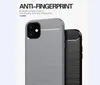 Fundas de fibra de carbono para iPhone14 13 12 11pro X Xr Xs Max funda de goma de silicona para Samsung S10 S10plus