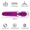 Full Body Massager Silicone Magic Massagers 16 modi Opladen via USB Krachtige grote wandmassagevibrators voor schouderrug en nek 9713792