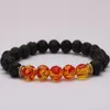 7 Chakra Armband Man Svart Matt Lava Healing Balance Beads Reiki Buddha Bön Natursten Yoga Armband för kvinnor