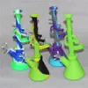 Narguilés Glass Reclaim Catcher attrape-cendres fabriqués à la main contenants de cire de silicone de 5 ml pour dab rig bécher en silicone bong