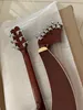 Anpassad harpgitarr 6 6 8 Sträng Natural Wood Acoustic Electric Guitar Double Neck Guitar 1586545