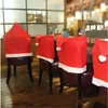 Casamento Escritório Bar Cadeiras Chapéu do Natal da luva Chair Red Tecido Não Tecido Seat Cover Plush Bola Furniture Decore 1 6qy F2