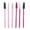 50 pièces baguettes de Mascara rose jetables brosses à cils applicateur de cils à sourcils kit d'outils de pinceau de maquillage cosmétique 1428475