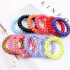 DHL free hot sale Thick black candy color phone cord hair tie phone tie hair accessories in stock