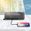 Draagbare luidsprekers -Solaire Bluetooth-luidspreker met 5000mAh Power Bank, Draadloos 4.2 12W Stereo Subwoofer Bass, IPX6 Wat