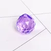 Mini boule de cristal colorée 30 MM pendentif en cristal avec trou percé pendentifs de cristaux suspendus pour rideau de perles accessoires de bijoux à bricoler soi-même