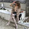 Fursarcar Kobiety 90cm Długie Prawdziwe Futro Futro Moda Luksusowy Kobiet Fox Fur Gilet Jesień Zima Natural Futro Gruby Ciepły Płaszcz Veste T200831