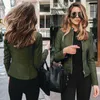 Jaqueta de couro legal feminino senhoras senhoras retrô rebite zíper até Bomber jaqueta casual casaco outwear pu chapetas mujer