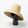 New Popular Lamp Shape Sun for Women Big Wide Brim Summer Beach Ladies High Top Straw UV Protection Derby Travel Hat Y2006191435720