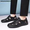 Sandals Mens Summer Italian Leather For Men Designer Shoes Mens-shoes-casual Sandalias Hombre Sepatu Sneaker Pria