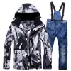 2020 Mannen Snowboard Kleding Broek Skikak Skiën Jasje Pant Super Warm Outdoor Sportkleding Mannelijke Winddicht Waterdichte Winter1