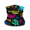 US Stock Kids Face Mask Bandana Scarf med kolfilter tecknad nacke Gaiter Boys Tjejer Non-Slip Andas Face Cover Sun Cycling FY7143