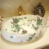 Jingdezhen Bathroom ceramic sink wash basin Porcelain Counter Top Wash Basin Bathroom Sinks porcelain kitchen sink