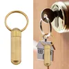 Alta Qualidade Nova Mini Latão Cápsula De Bolso De Bolso Portátil EDC Utilitário Facas De Sobrevivência Keychain Pingente Gadget Letter Package Opener