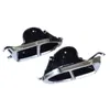 1 Pair Car Accessories 304 Stainless Steel Silver Exhaust pipe Fit for B-M-W G11 G12 Carbon fiber Tailpipes Muffler tip