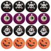 Halloween Förpackning Tätning Tag Hängande Presentkort Bakning Meddelande Papper Kort Godis Gifts Etiketter Klistermärken DIY Dekorativa Tillbehör VT1506