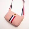 New- Small Square Bag PU Ribbon Zipper Metal Decoration Large Capacity Generous Texture Female Shoulder Messenger Bag