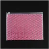 Damping Bubble Bag Zipper Sealing Bag Inflatable Foam Cosmetics Storage Bags Gift Packaging Bags Mailing Bag Ziplock Bags DA820