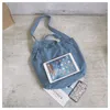 Shoulder Bags EUMOAN Women Denim Blue Bag Design Brand Female Canvas Jeans Tote Handbags Large Vintage Crossbody Travel Mochila231h