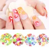 Nail Art Decorations Soft Polymer Clay Fruit Slices Mixed Flower Fruit Patterns Colorful Cartoon D Nail Art DIY Decoration Tool