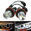 10w LED Angel Eyes Marker Lights Lampadine Fari Daytime Running Per BMW E39 E53 E60 E61 E63 E64 E65 E66 E87 525i 530i 545i Bianco/Blu/Rosso/Giallo