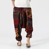 Heren Harem Broek Katoen Linnen Festival Baggy Boho Hip Hop Pluse Grootte Broek Retro Gypsy 2021 Mode Herfst Casual1