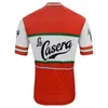 Bahamontes retro negro ciclismo jersey hombres pro equipo verano manga corta bicicleta de carretera ropa de ciclismo rojo