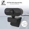 Seenda 1080p Webcam Full HD-webbkamera för dator video Meeting Class Web Cam med mikrofon 360 graders Justera USB-webbkamera